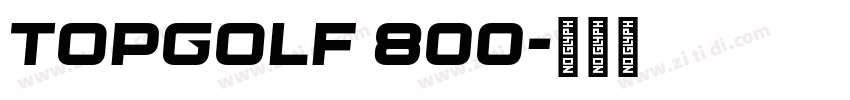 Topgolf 800字体转换